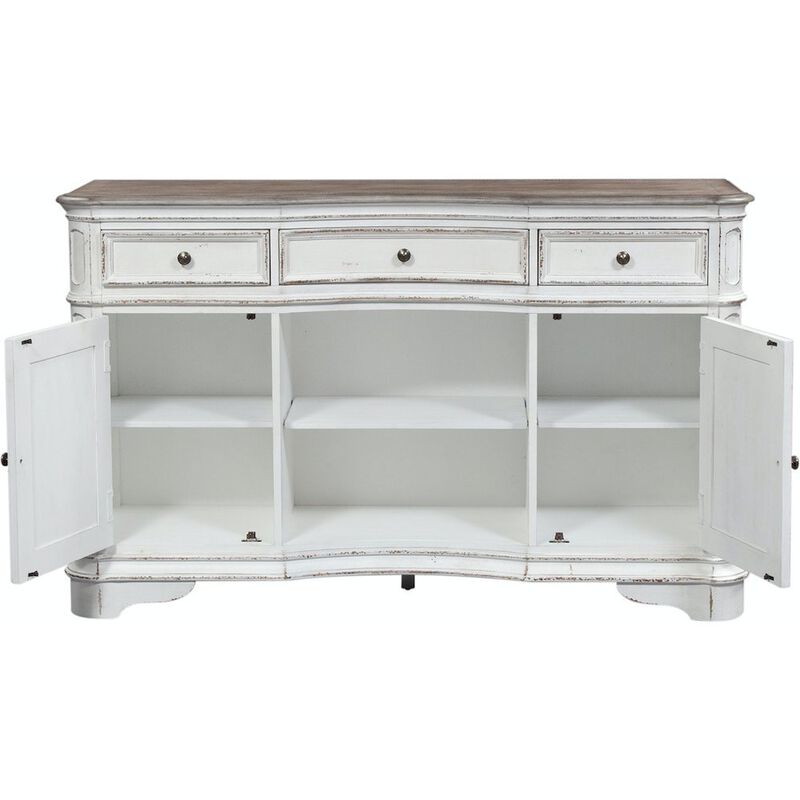 Liberty Furniture Magnolia Manor Server in Antique White image number 2