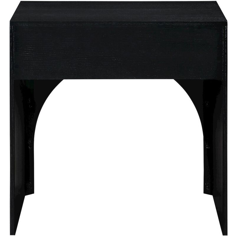Meridian Furniture August Black Night Stand
