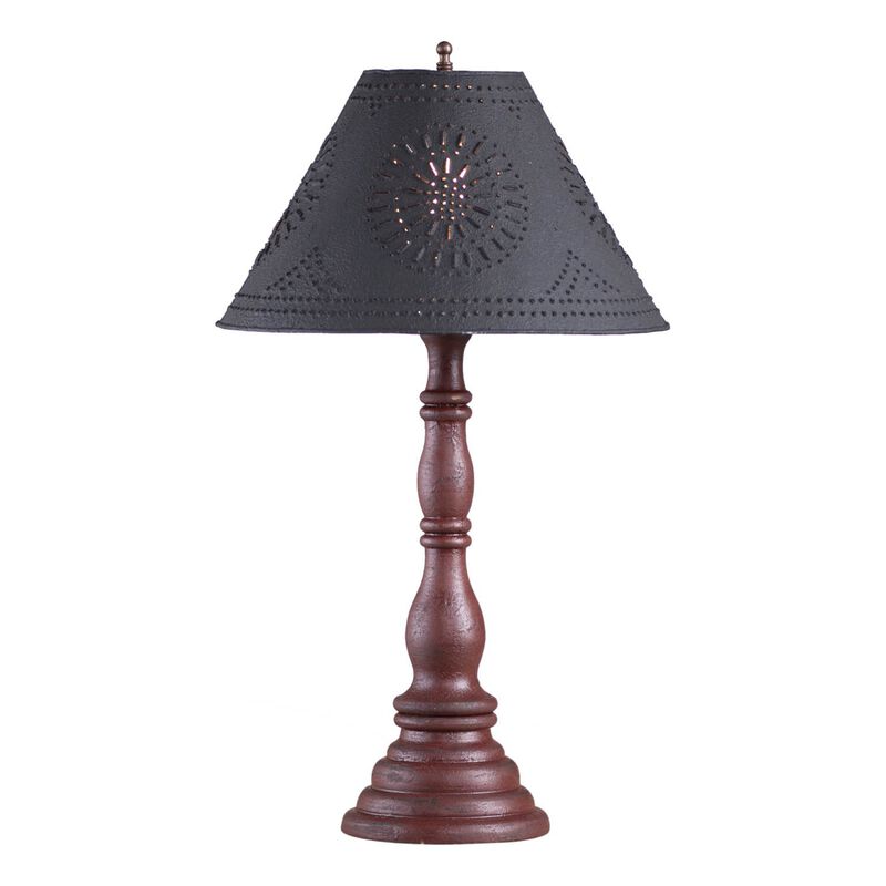Davenport Lamp In Americana Red With Shade image number 0