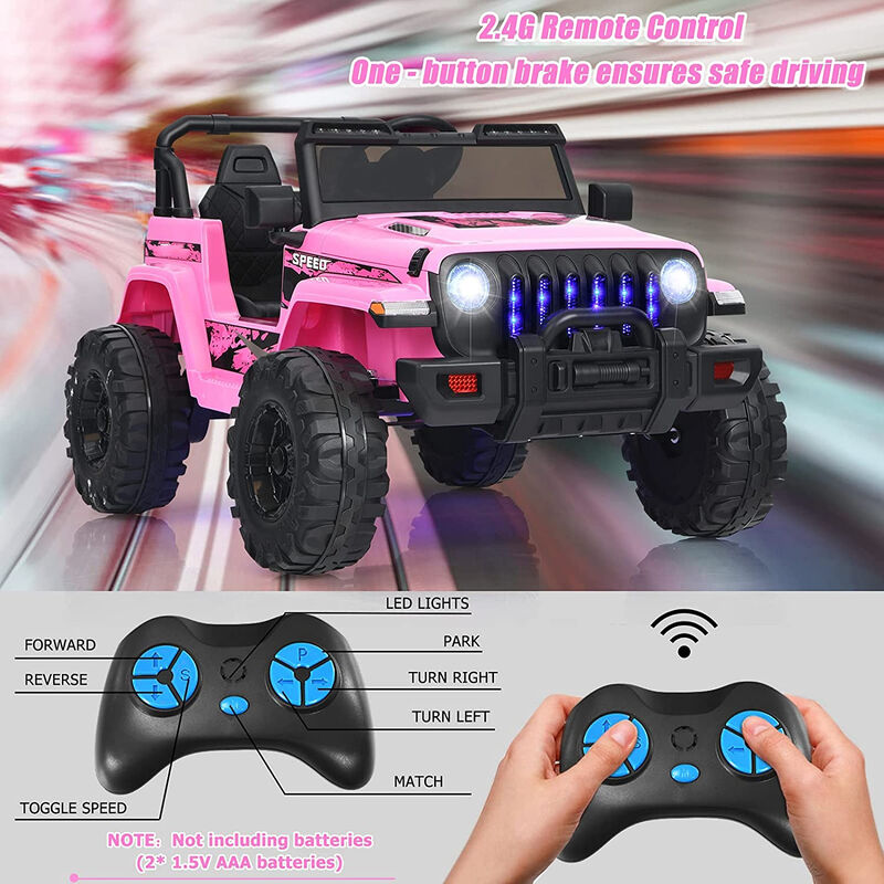 Kids 12V Electric Ride On Car with Remote Control for Outdoor Play image number 4