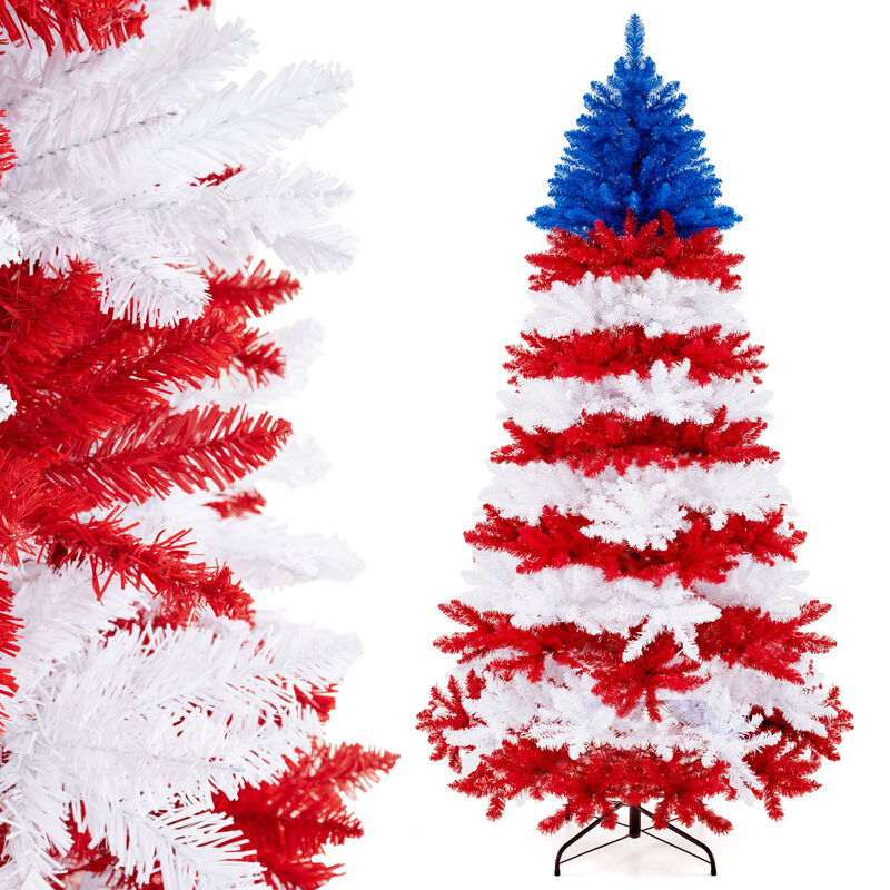 Artificial Christmas Tree with Warm White LED Lights image number 3
