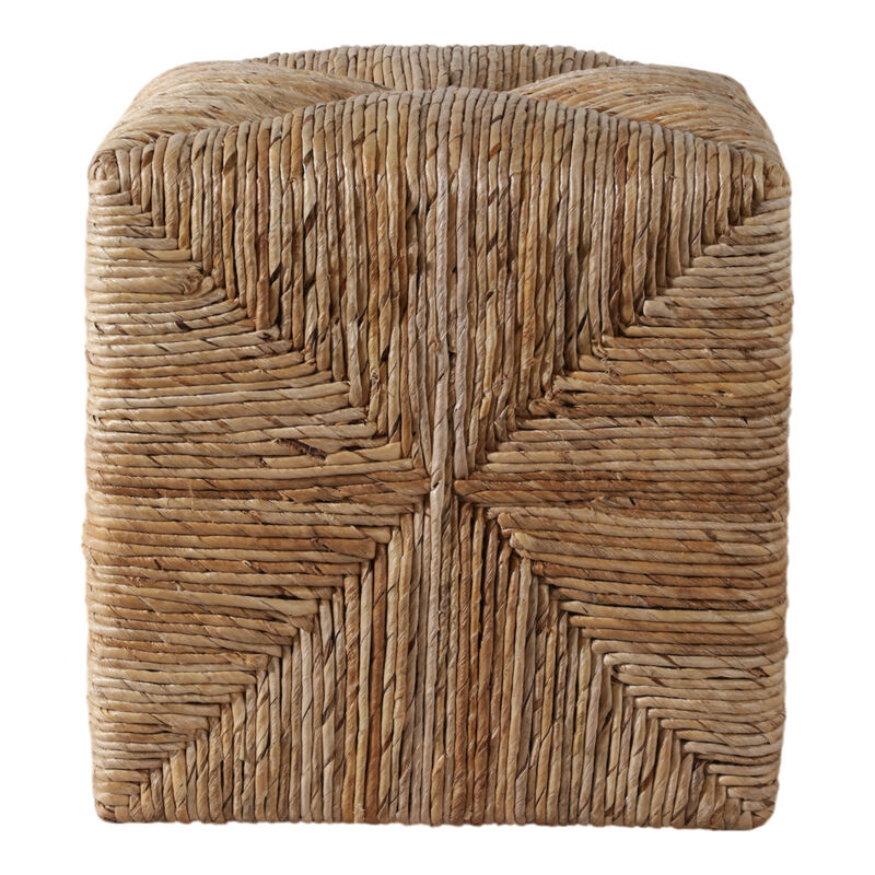 18x18" Rattan Square Ottoman image number 2