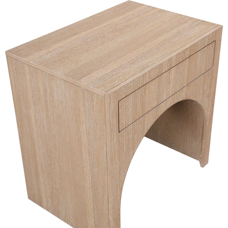 Meridian Furniture August Oak Night Stand