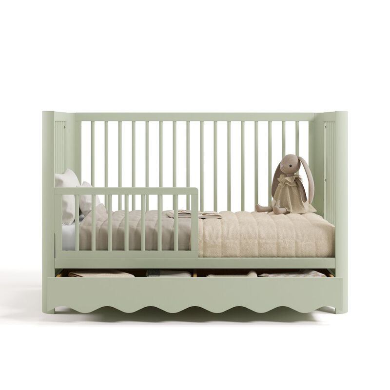 Casablanca Deluxe 5-in-1 Convertible Crib with Drawer - Sage image number 2