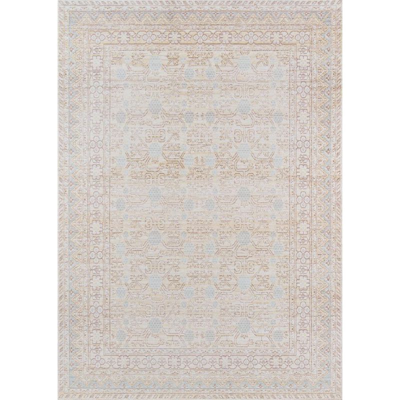 Momeni Traditional Rectangle Area Rug, Blue, 2' X 3'