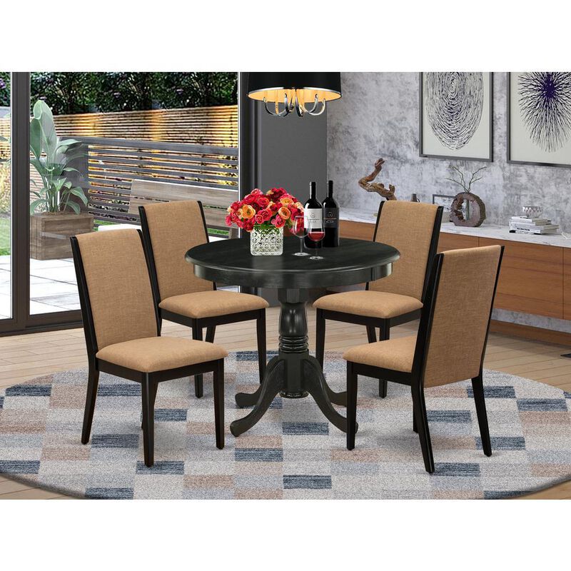 Dining Room Set Wirebrushed Black