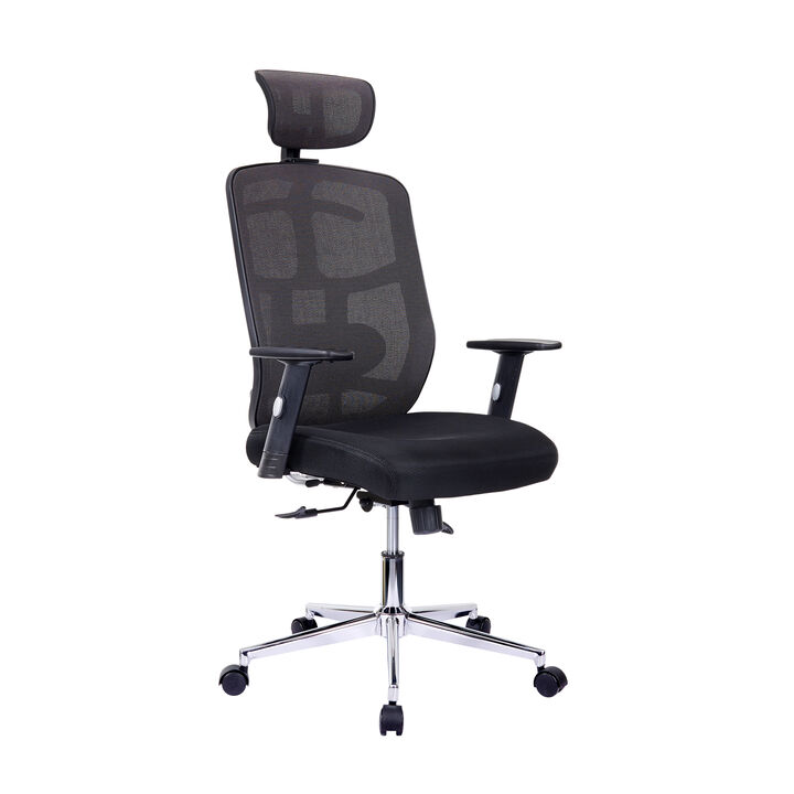 Streamdale High Back Mesh Executive Office Chair, Black