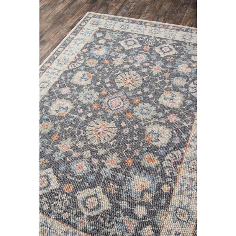 Momeni Traditional Runner Area Rug, Charcoal, 2'3 X 7'6 Runner