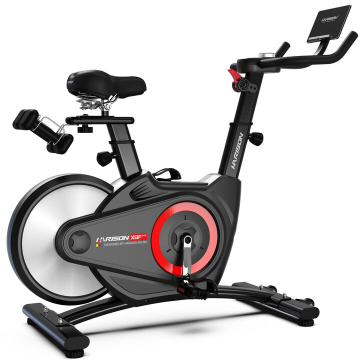 HARISON Electromagnetic Semi-Commercial Exercise Bike, Magnetic Stationary Bikes for Home&nbsp; 400 lbs Capacity (HR-X8F)