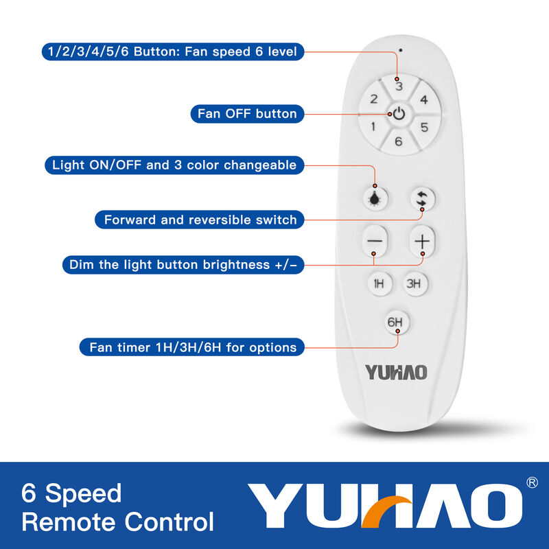 Streamdale 60 In Integrated LED Ceiling Fan Lighting With Black Abs Blade