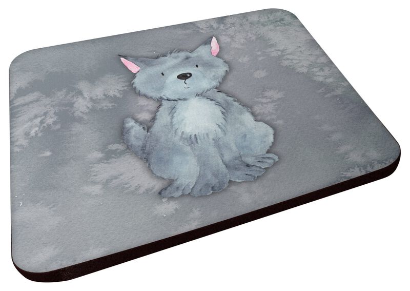 Caroline's Treasures Wolf Watercolor Decorative coasters, 3.5, Multicolor