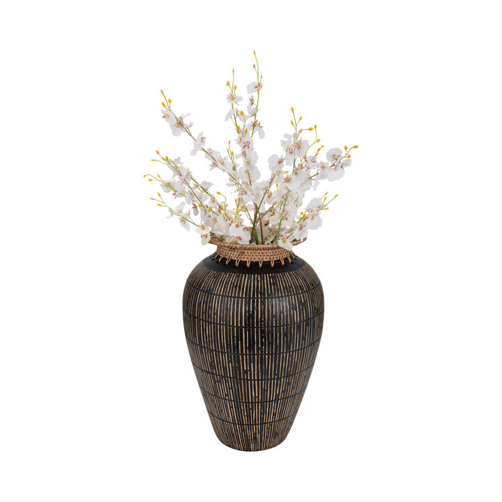 Terracotta, 19" Lines Vase