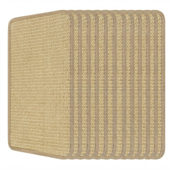 Cat Scratching Mat Set of 6 Pieces for Indoor Cats and Play Area