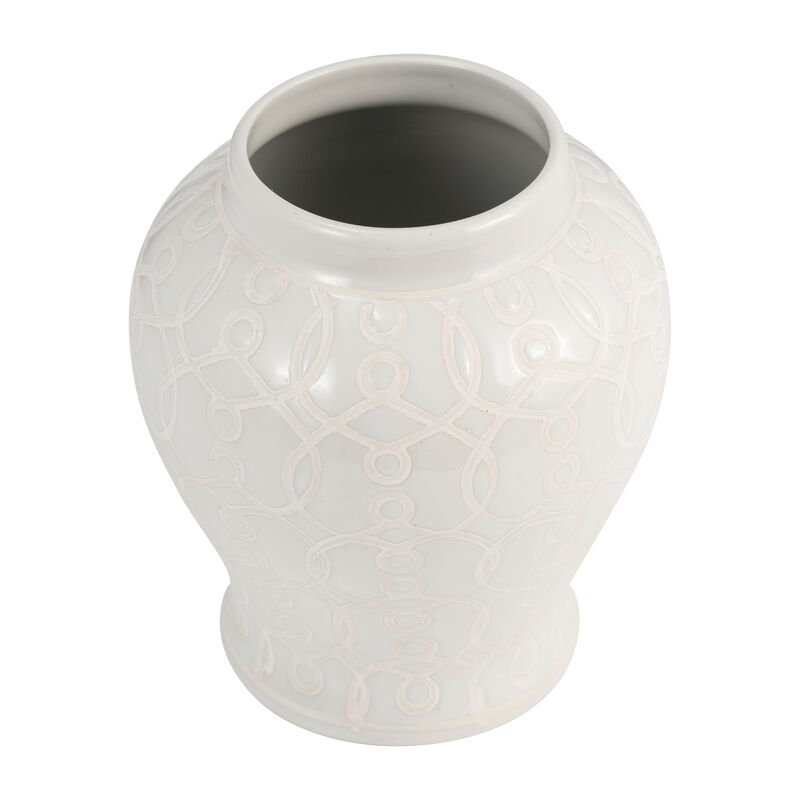 10" Temple Jar, Ivory image number 3