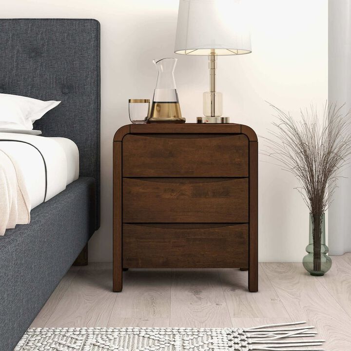 Ashcroft Furniture The Mid-Century Modern 2-drawer/3-drawer nightstand
