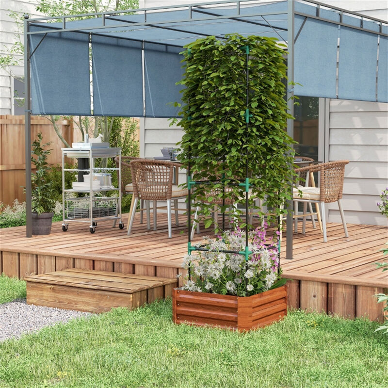 Metal Garden Archway, Decorative and Functional Trellis for Climbing Plants and Flowers image number 6