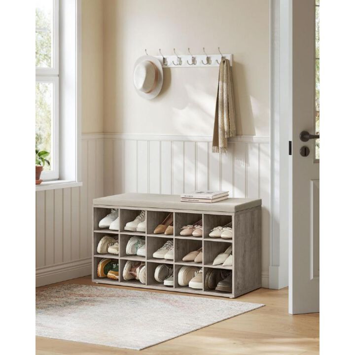 Shoe Bench for Organized Entryway and Convenient Footwear Storage