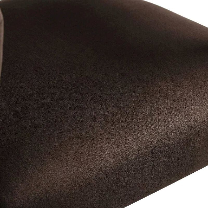Performance Velvet Barrel Dining Chairs, Chocolate Brown Deep Brown, Set of 2 image number 6