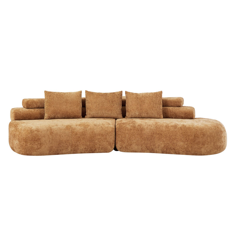 Paffur Curved Sectional Sofa image number 0