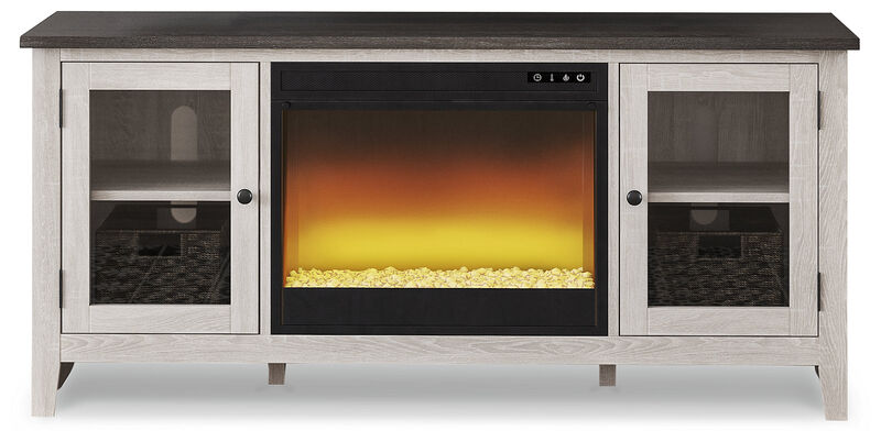 Dorrinson 60" TV Stand with Electric Fireplace image number 0