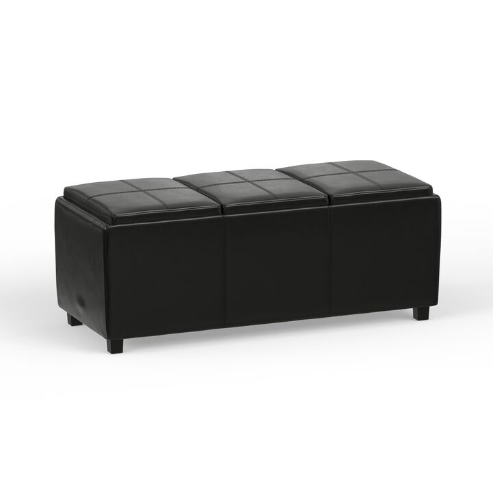 Simpli Home Avalon Storage Ottoman