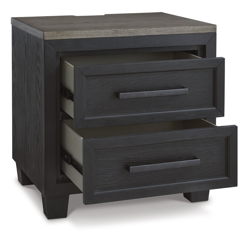 Foyland 2 Drawer Nightstand