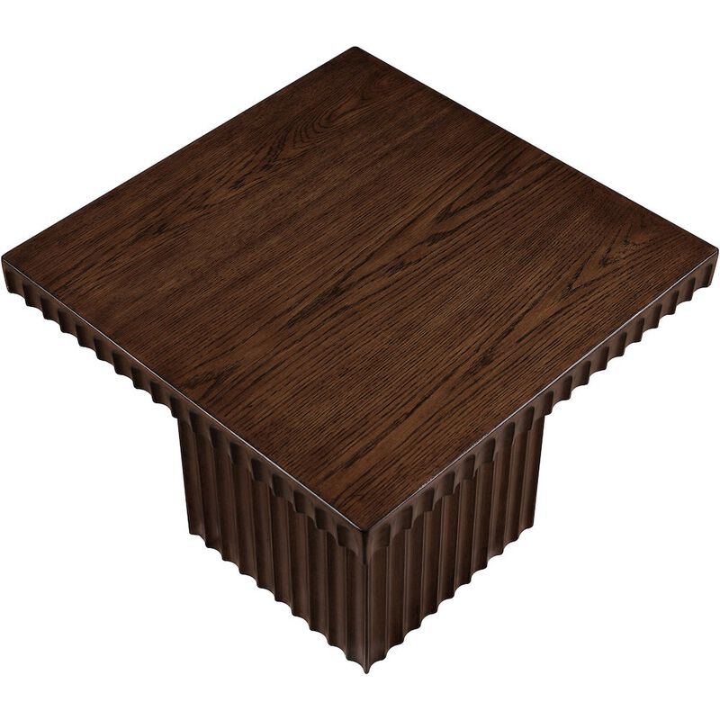 Meridian Furniture Spencer Brown Oak Veneer Coffee Table