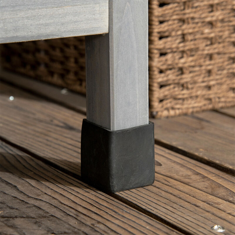 Premium Outdoor Potting Bench &ndash; Sink, Faucet, Hooks & Cabinet for Garden Use image number 7