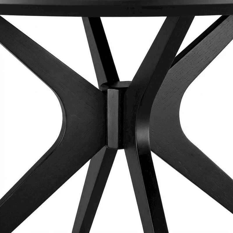 Round Wooden Coffee Table with Modern Design and Durable Build image number 6