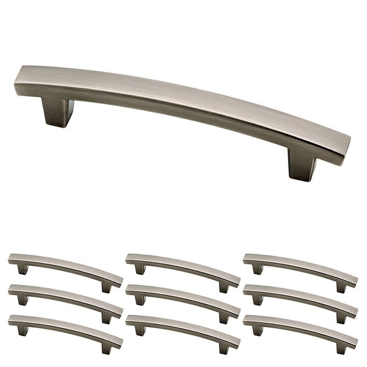 Franklin Brass Pierce Cabinet Pull, Silver, 4 in Drawer Handle, 10 Pack, P29615K-904-B