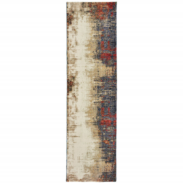 HomeRoots Abstract Runner Rug
