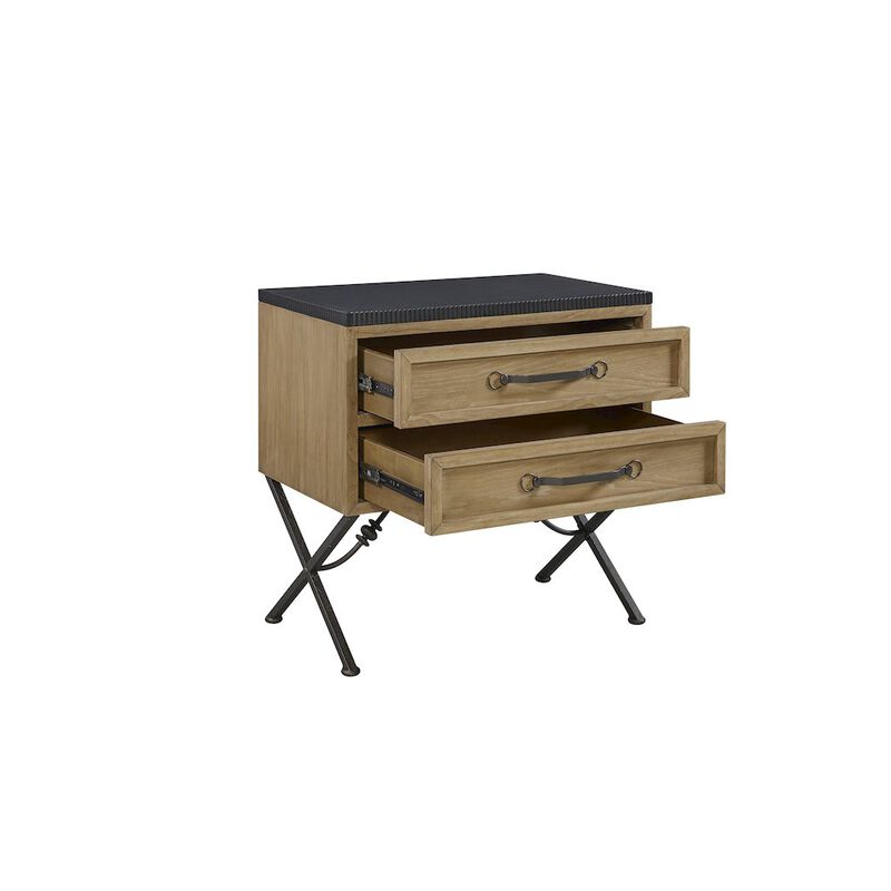 Magnolia 2 Drawer Nightstand - Cashew image number 2
