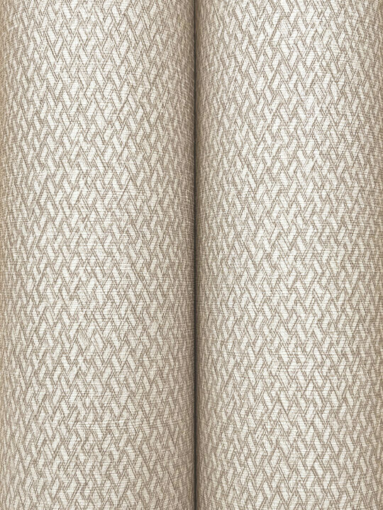 Tisket A Tasket Grey Basketweave Wallpaper