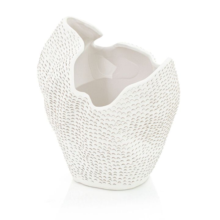 Giardenia White Porcelain Vase III