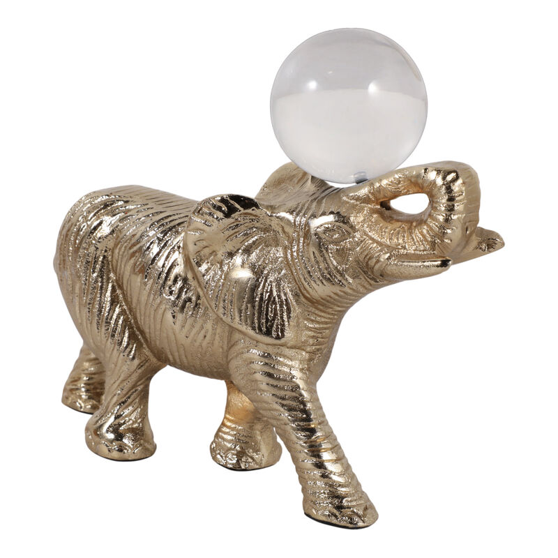9x6" Elephant W/ Acrylic Ball image number 1