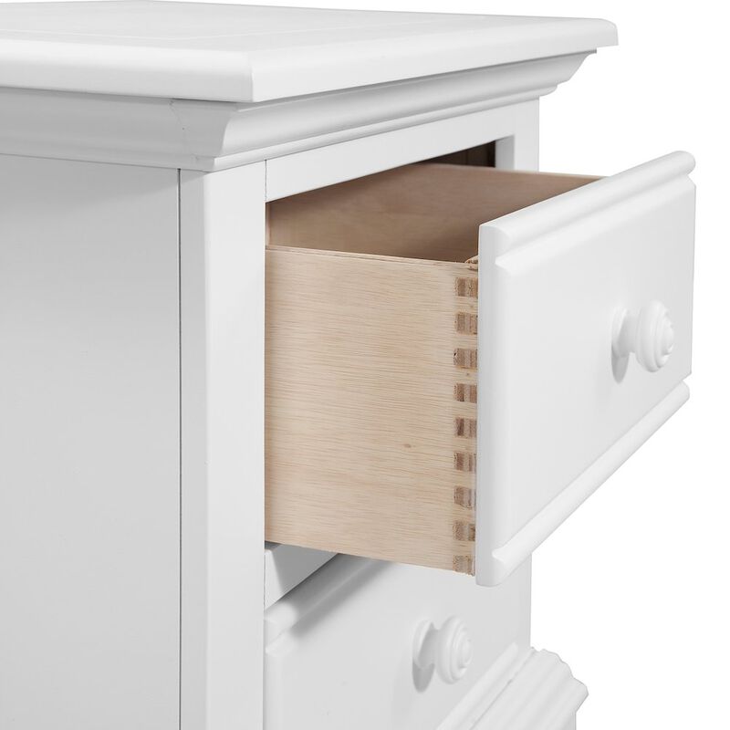 American Woodcrafters Cottage Traditions 2-Drawer Nightstand - White Cottage