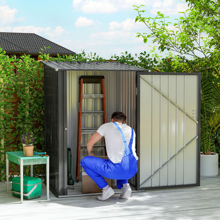 Hivvago Small Lockable Outdoor Tool Shed