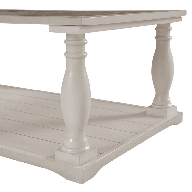 Wiskab Farmhouse Rectangular Coffee Table image number 5