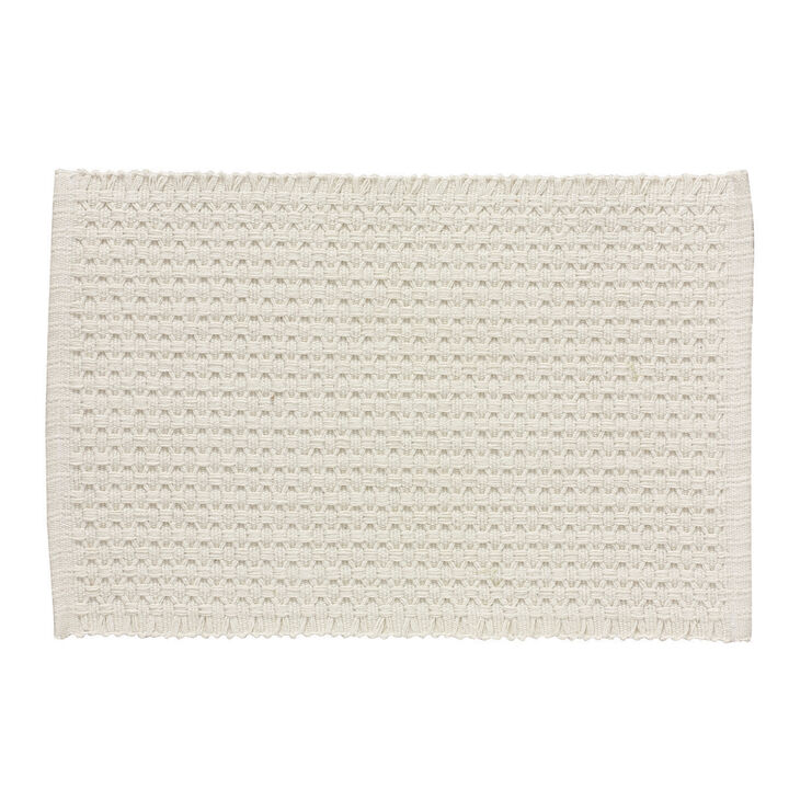 Park Designs Cream Chadwick Placemat Set of 4