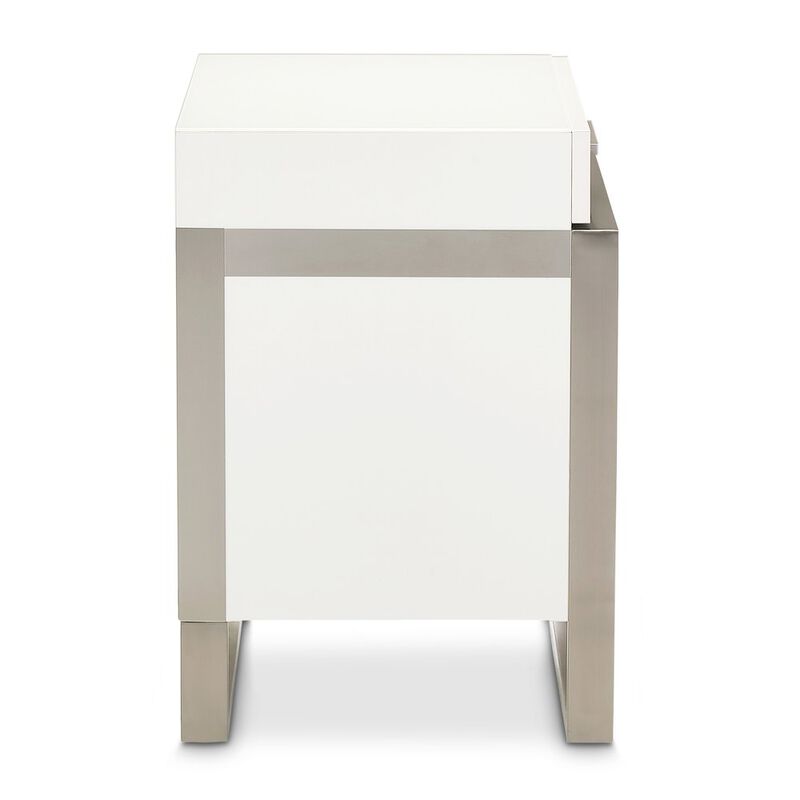 Marquee Nightstand - Cloud White image number 3
