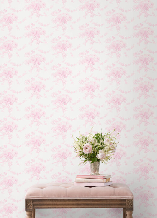 Champagne Harbor Pink Dream Wallpaper