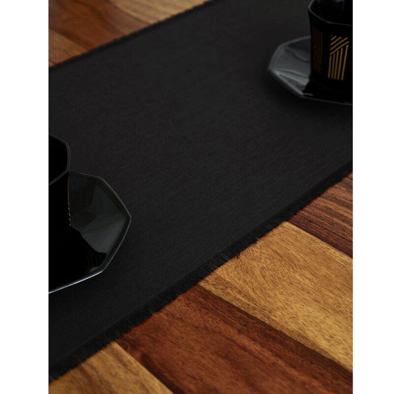 Christmas Linen Table Runner - Fringe, Solino Home