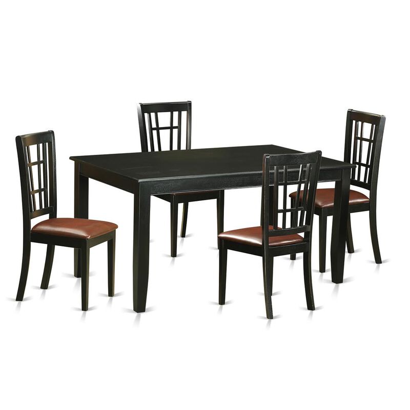 5 Pc Table and chair set for 4-Table and 4 Chairs