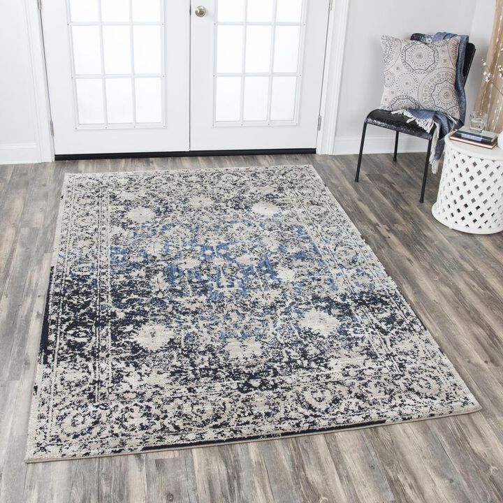 Power Loomed Cut Pile Polypropylene Rug, 6'7" x 9'6"