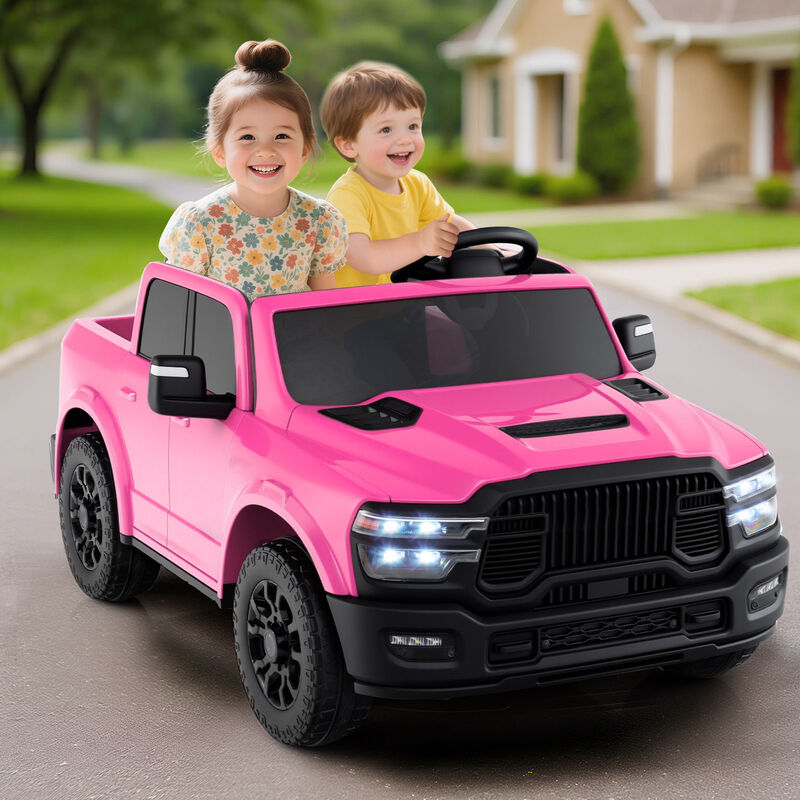 2 Seater Electric Ride On Truck for Big Kids with Remote and Music for Backyard image number 1