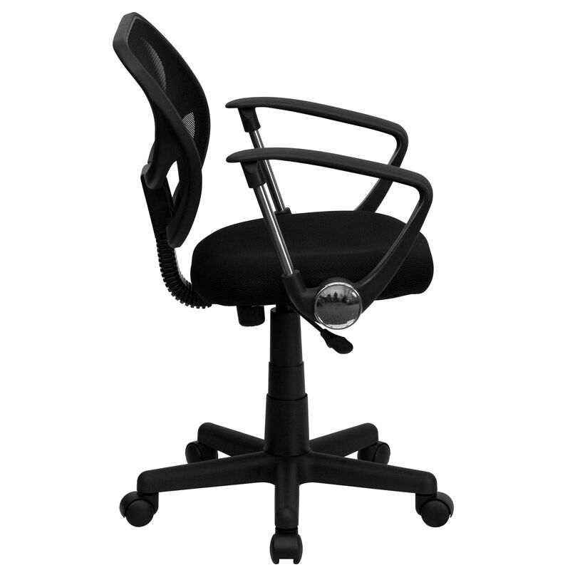 Neri Low Back   Mesh Swivel Task Office Chair with Arms image number 6