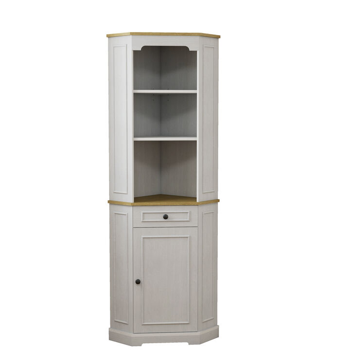 Vopgom Tall Corner Cabinet
