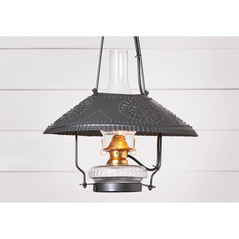 Irvins Country Tinware Store Lamp In Smokey Black image number 2