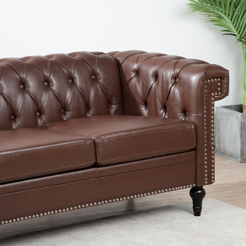 Zigda Traditional Square Arm Sofa image number 8