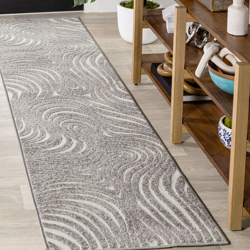 Maribo Abstract Groovy Striped Area Rug
